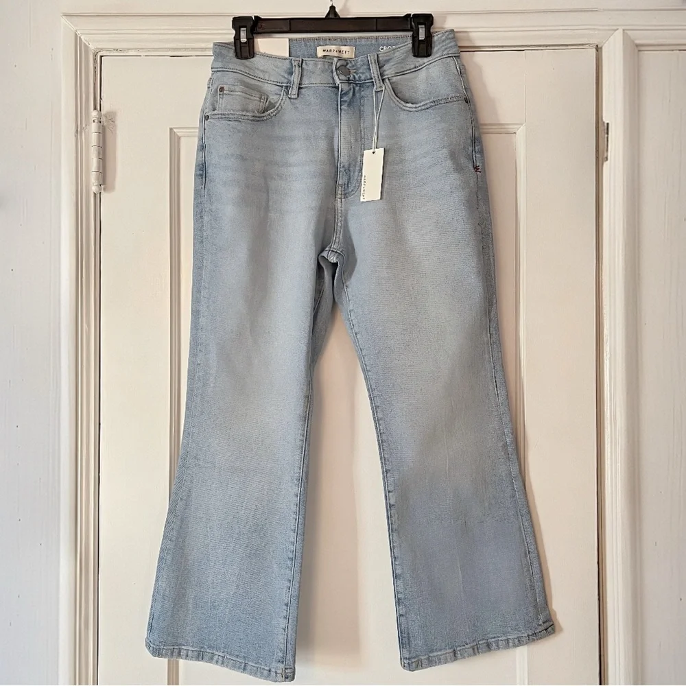 Wrap + Weft Cropped Bootcut Jeans  Size 29 NWT